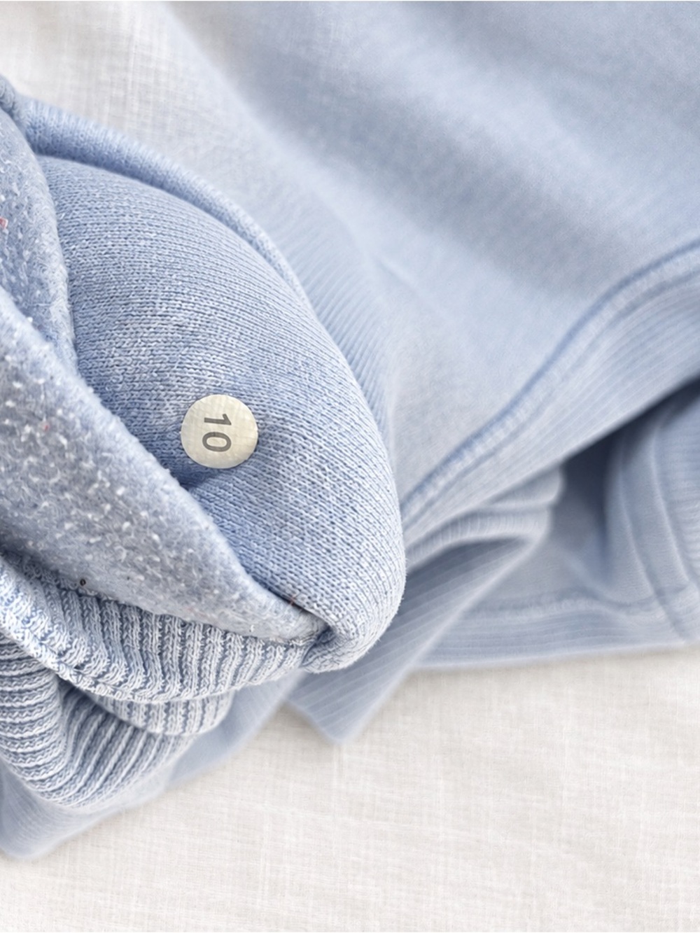 Lululemon Scuba Full Zip Hoodie Jacket Size 10 Light Lavender Blue - Picture 5 of 5